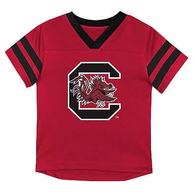 Infant South Carolina Gamecocks Two-Piece Red Zone Jersey & Pants Set