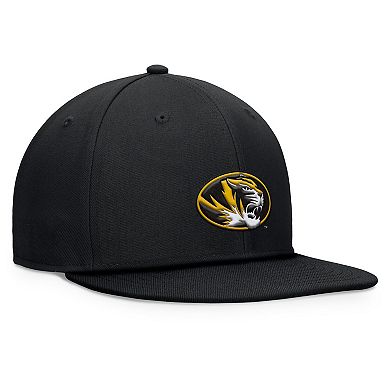 Men's Top of the World Black Missouri Tigers Fundamental Snapback Hat