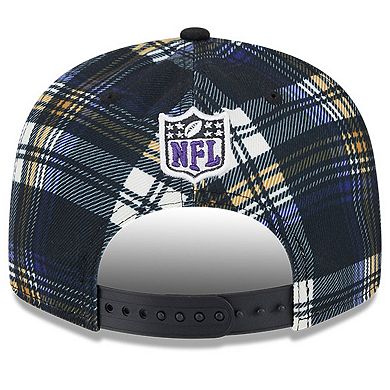 Men's New Era Black Baltimore Ravens 2024 Sideline Statement 9FIFTY Snapback Hat