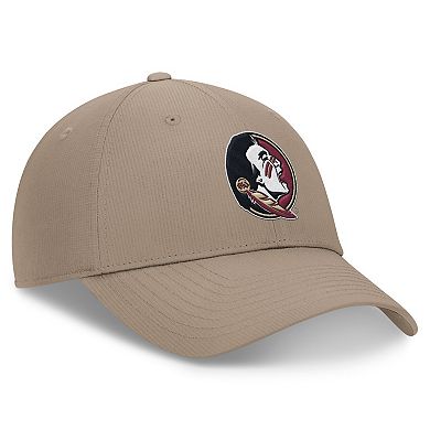 Men's Nike Khaki Florida State Seminoles 2024 On-Field Performance Adjustable Hat