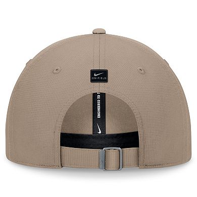 Men's Nike Khaki Florida State Seminoles 2024 On-Field Performance Adjustable Hat