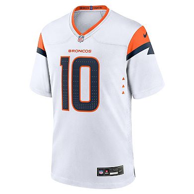Men's Nike Bo Nix White Denver Broncos Game Jersey