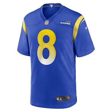 Men's Nike Jared Verse Royal Los Angeles Rams Player Game Jersey