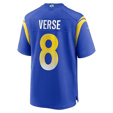 Men's Nike Jared Verse Royal Los Angeles Rams Player Game Jersey