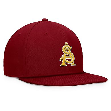 Men's Top of the World Maroon Arizona State Sun Devils Fundamental Snapback Hat