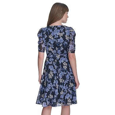 Women's Harper Rose Short Sleeve Tie Waist Mini Dress