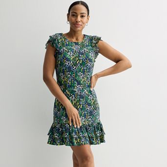 Women's Harper Rose Flutter Sleeve Ruffle Mini Dress