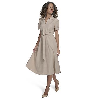 Women's Harper Rose Rouched Sleeve Collared Dress