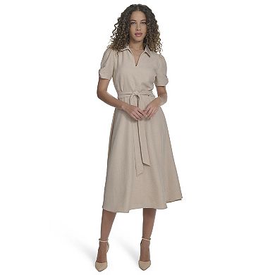 Women's Harper Rose Rouched Sleeve Collared Dress