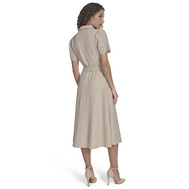 Women's Harper Rose Rouched Sleeve Collared Dress