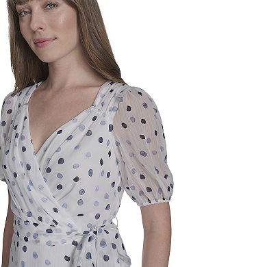 Women's Harper Rose Short Sleeve Surplice Midi Dress