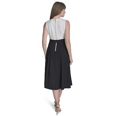 Women's Andrew Marc Colorblock Midi Dress