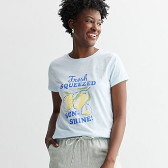 Petite Sonoma Goods For Life® Everyday Short Sleeve Crewneck Tee