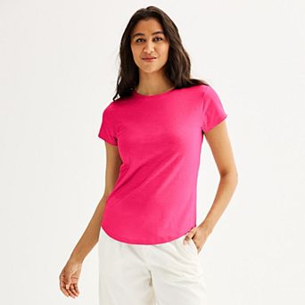 Petite Sonoma Goods For Life® Everyday Short Sleeve Crewneck Tee