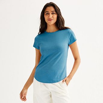 Petite Sonoma Goods For Life® Everyday Short Sleeve Crewneck Tee