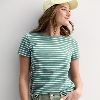 Petite Sonoma Goods For Life® Everyday Short Sleeve Crewneck Tee