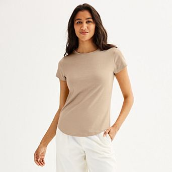 Petite Sonoma Goods For Life® Everyday Short Sleeve Crewneck Tee