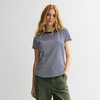 Petite Sonoma Goods For Life® Everyday Short Sleeve Crewneck Tee