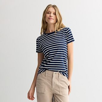 Petite Sonoma Goods For Life® Everyday Short Sleeve Crewneck Tee