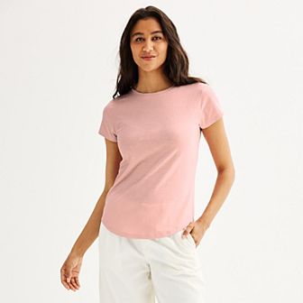 Petite Sonoma Goods For Life® Everyday Short Sleeve Crewneck Tee
