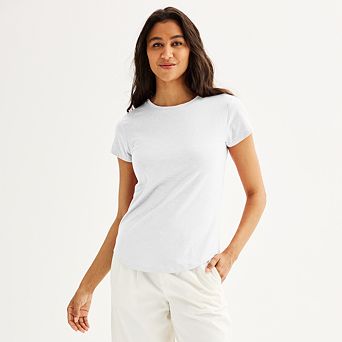 Petite Sonoma Goods For Life® Everyday Short Sleeve Crewneck Tee