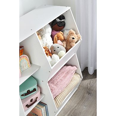Badger Basket Side-by-Side Combo Shelves & Bins Storage Unit