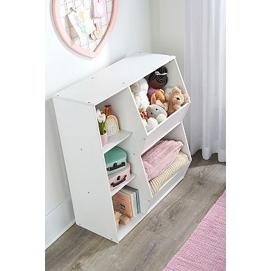 Badger Basket Side-by-Side Combo Shelves & Bins Storage Unit