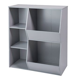Badger Basket Side-by-Side Combo Shelves & Bins Storage Unit