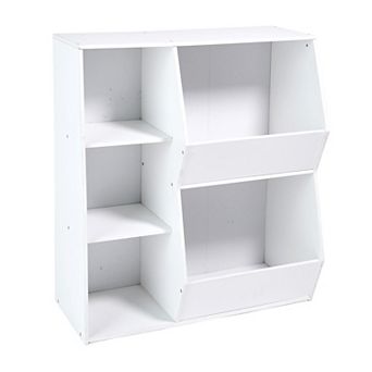 Badger Basket Side-by-Side Combo Shelves & Bins Storage Unit