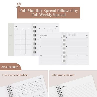 Rileys & Co Planner 2024-2025 Academic Year, 18-month Vertical Weekly Planner