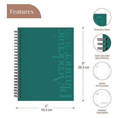 Rileys & Co Planner 2024-2025 Academic Year, 18-month Vertical Weekly Planner