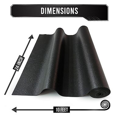 Precision Defined Professional Grade Tool Box Liner, Shelf Liner Non Slip Mat (Black)