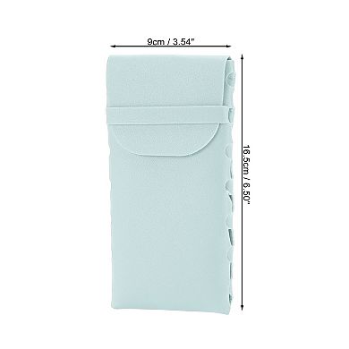 Woven Eyeglasses Bag Classic Simple Eyeglass Storage 6.50"x3.54"x0.47"