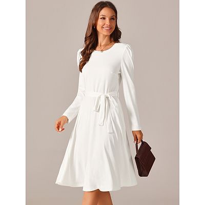 white and red mini dress Women's Cut It Out Red & White Linen Blend Floral Cutout Mini Dress | Size: L