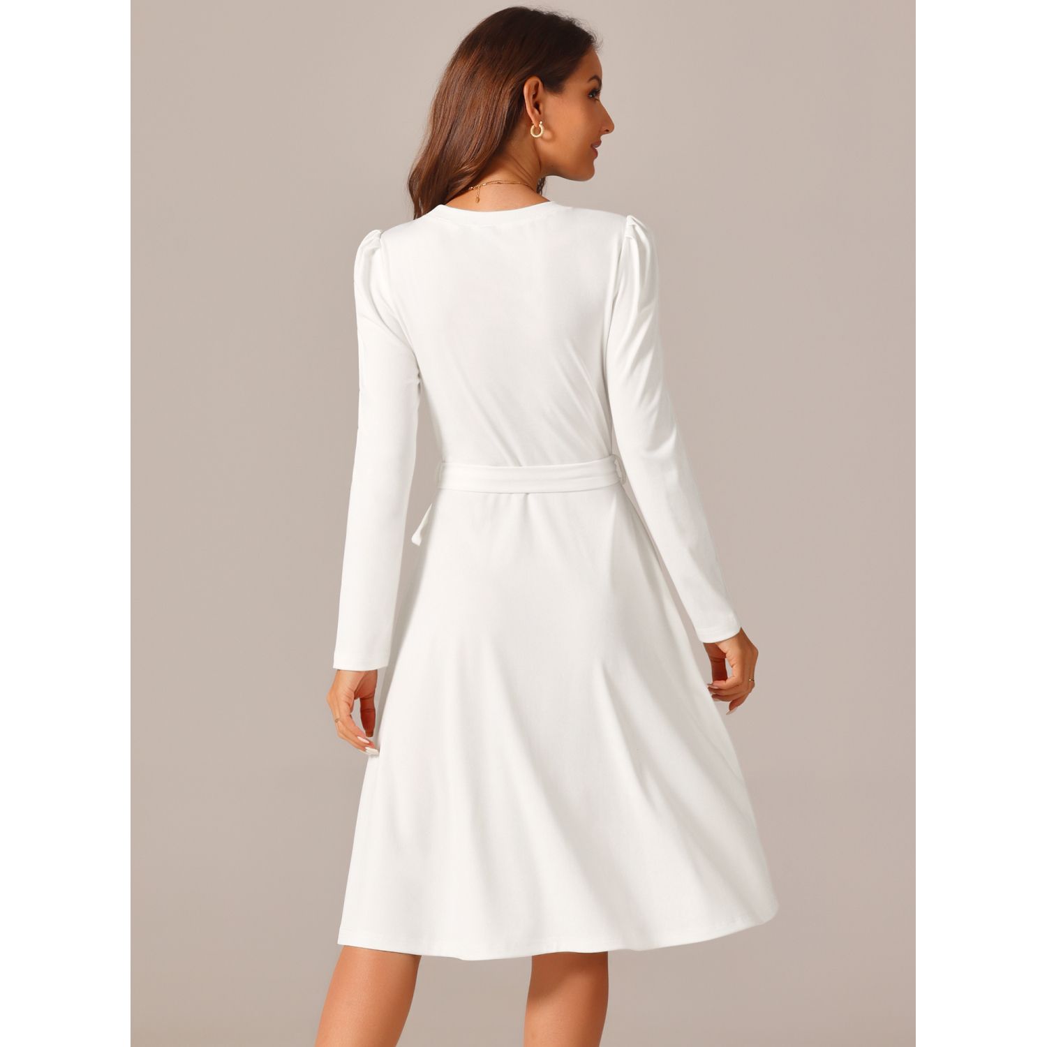 Long Sleeve Slny Dresses Boscov's Robe Ete Pour Femme Womens