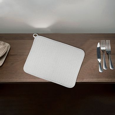 1 Pcs Drain Pad, Solid Color Dish Drying Mat For Kitchen, 19.69"x14.96"