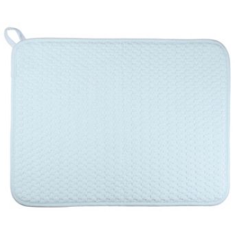 1 pc Drain Pad, Solid Color Dish Drying Mat For Kitchen, 19.69"x14.96"