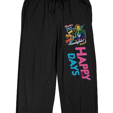 Men's Happy Days Characters Pajama Pants