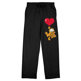 Men's Garfield Heart Balloon Pajama Pants