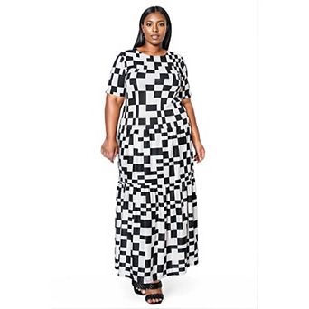 Plus Size Artemesia Tiered Maxi Dress