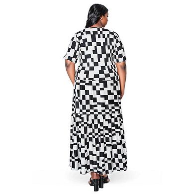 Plus Size Artemesia Tiered Maxi Dress