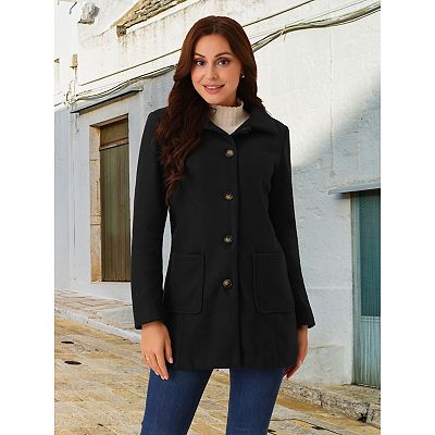 Cream overcoat women's best sale