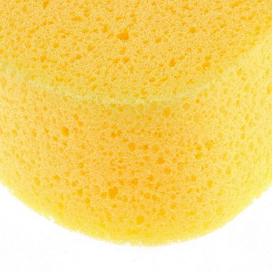 Yellow 8 Shape Wash Sponge Glass Windshield Washing Cleaning Pad Block 2 Pcs