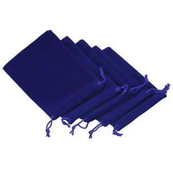 14x10cm Microfiber Pouch, 5 pc Soft Storage Drawstring Gift Bag For Glasses Wedding