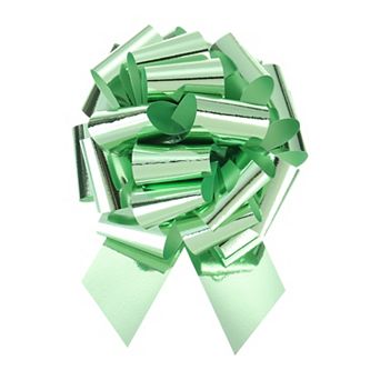 10 pc 4" Metallic Large Big Pull Bow Gift Wrapping Bows Ribbon for Wedding Car