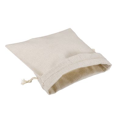 10"x8" Money Sacks Bag, 6pcs Deposit Change Transit Bags, Beige