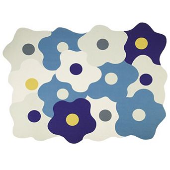 1 pc Drain Pad, Floral Dish Drying Mat For Kitchen For Home 15.75"x11.81"x0.14"