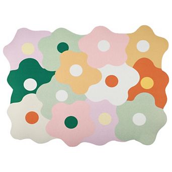 1 pc Drain Pad, Floral Dish Drying Mat For Kitchen For Home 15.75"x11.81"x0.14"