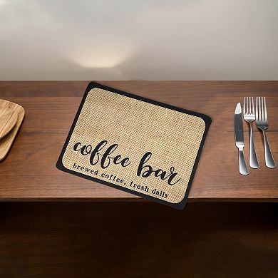 1 Pcs Drain Pad, No-rinse Durable Dish Drying Mat For Kitchen, Khaki, 15.75"x11.81"