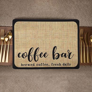 1 Pcs Drain Pad, No-rinse Durable Dish Drying Mat For Kitchen, Khaki, 15.75"x11.81"